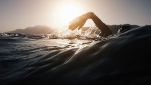 Open water swimmer