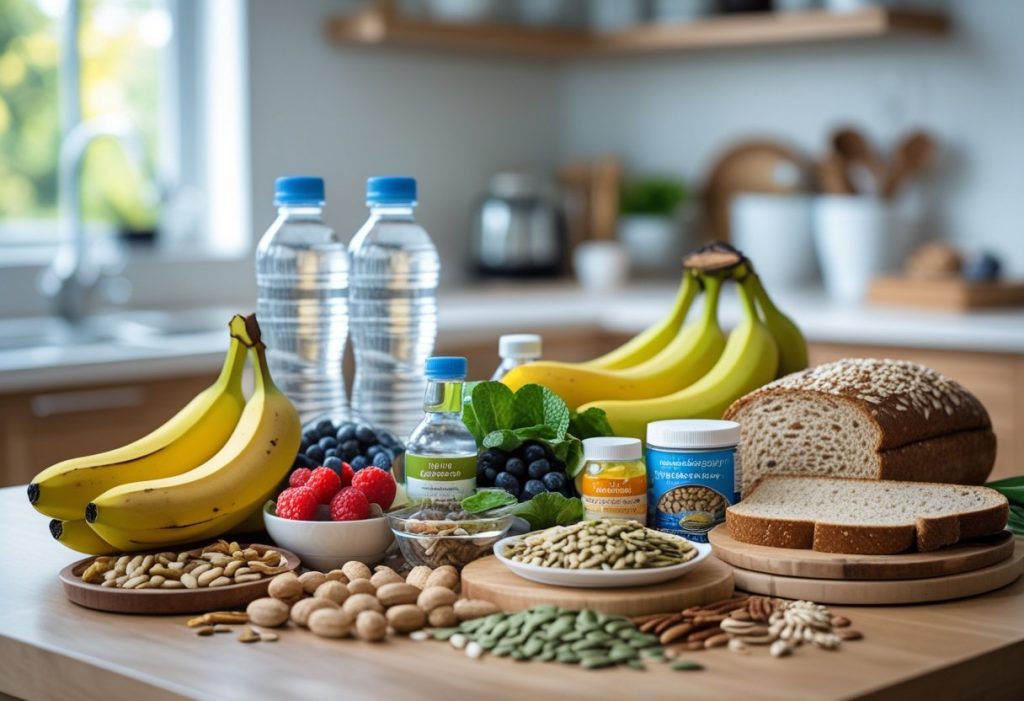 Healthy meal swimmer yacht