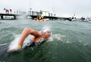 Пловец в открытой воде