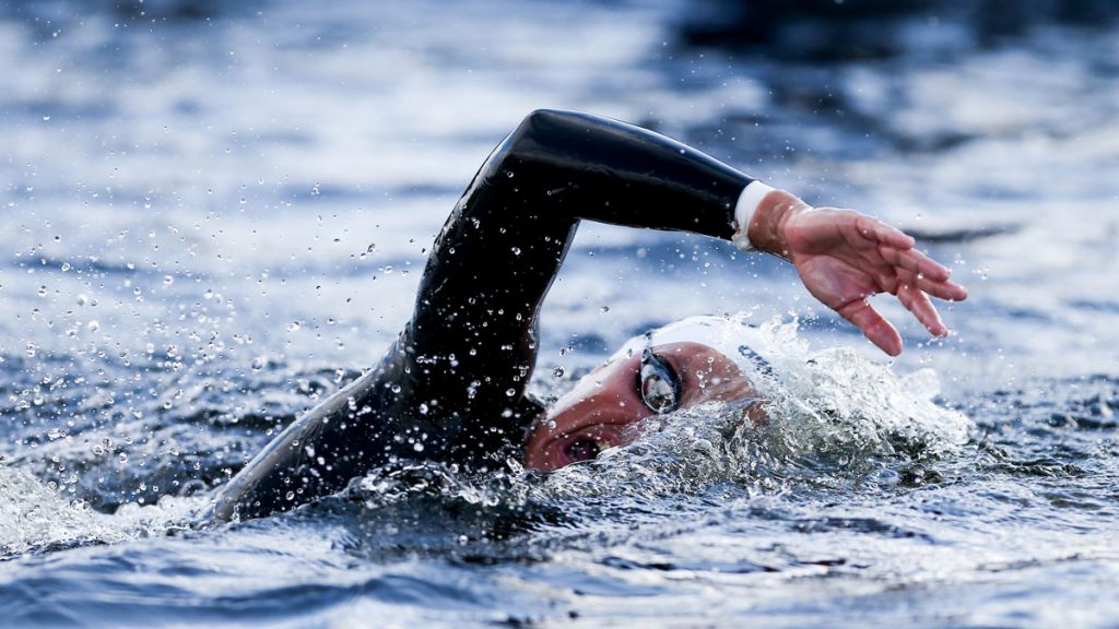 Пловец в открытой воде